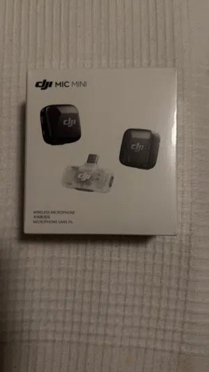 دي جي اي مايك ميني dji mic mini مع مستقبل للهواتف