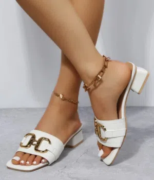 New Mules Heel Sandals - Size: 41/ 40 fit