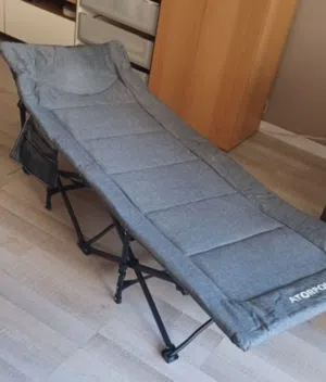 تخت جك معدني صلب مطوى طي كامل تخت متنقل مضبوب ل ترس او رحلات بحر و صيد و تخييم