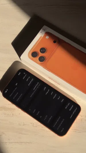 iphone 17 pro max 512GB مستعمل بحالة ممتازة مع ضمان الى 2027