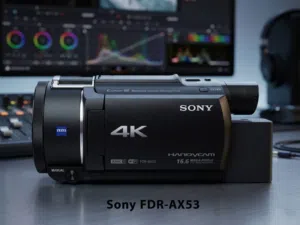 SONY FDR AX53 +BOYA LINK CC WIRELESS MIC