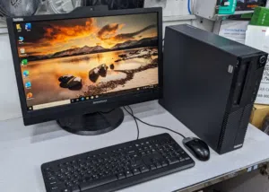 Lenovo Core i7 PC 8GB RAM 22 FHD Monitor Built-in Camera, Speaker Plug & Play Teams, Zoom Install