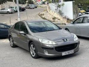 بيجو 407 مواصفات عاليه وجير عادي موفره بنزين برادي جناب وخلفي اصلي غرفه جلد شركه ضويه زينون اصلي