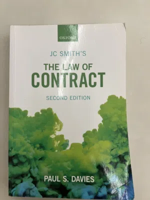 The Law of Contract by JC Smith