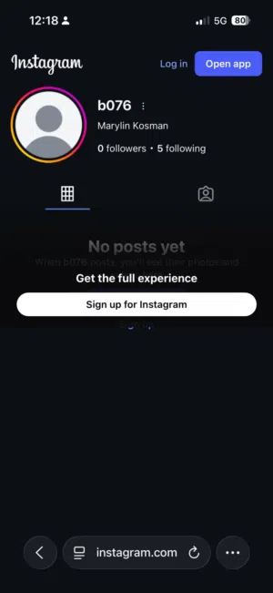 INSTAGRAM RARE 4 LETTER USERNAME @b076  @B076  WILL SWAP TO YOUR PERSONAL ACCOUNT