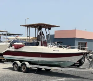 Spartan 25 boat with Suzuki 140hp in very good condition