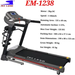 SkyLand Treadmill EM-1238+Sports Bike Free