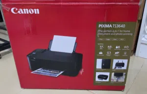 Canon Pixma TS3460 3-in-1 Color Printer one time Used