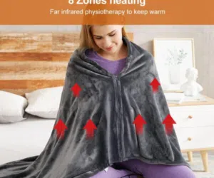 بطانية تدفئة كهربائية محمولة – تدفئة فورية وراحة مثالية داخل البيت او خارجه