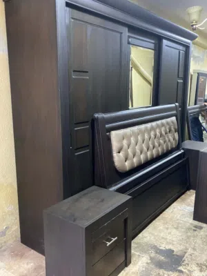 غرفه نوم ماستر كوالتي عالي الجوده بحال الوكالة خشب لاتيه 18لتواصل عبر الرقم والمسجل في الوصف خ