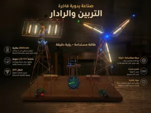 تحفة مضيئة صناعة يدوية من النحاس