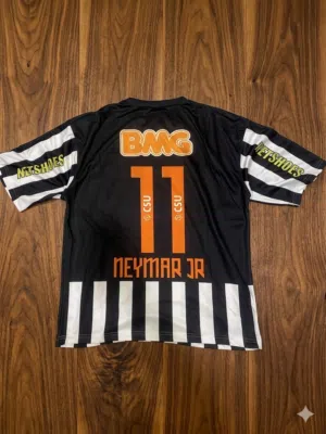 Brand new Neymar santos retro football jersey on sale
