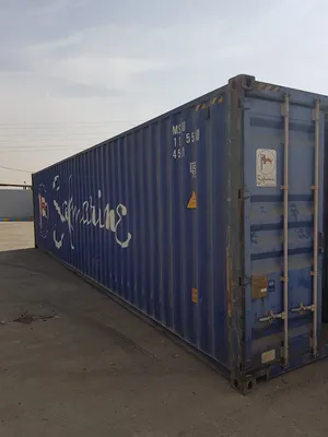 للبيع  containers اربعون قدم ( حاويات )  كونتينر بحاله جيده جدا تصلح للمستودعات
