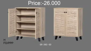 رف أحذية جديد تمامًا ببابين  Brand New Shoe Rack 2door