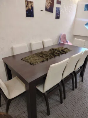 طاولة سفرة 8 مقاعد