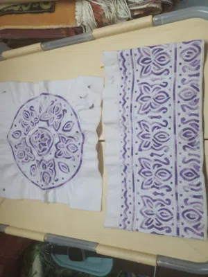 كمة عمانية خياطة يد نصف نجم مقاس 11