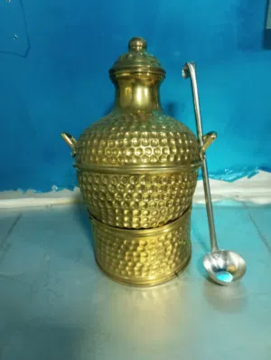 قدره نحاس اصلي للحمص أو فول