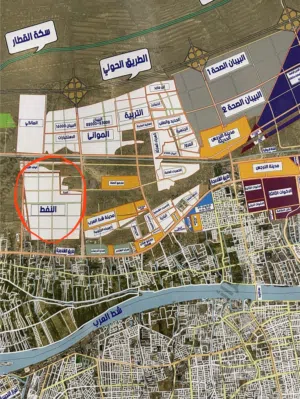 قطعة  125متر 6,25 وجهه بالنفط نزلت جسر القياده الجديد طابو ملك صرف