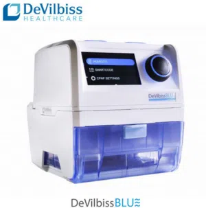 للبيع جهاز DeVilbiss BLUE AutoPlus CPAP لعلاج انقطاع التنفس أثناء النوم.