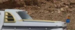 تسكيرت صندوق بكب الفاً الأصلي مدهونه دهان اصلي وكاله بالكرتونه