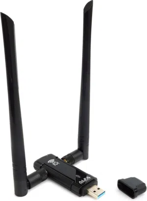 كارت شبكة Alfa AWUS036ACM الأصلي (مخصص لاختبار الاختراق) يدعم 5G وبمدى عالي