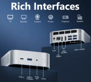 كمبيوتر صغير بمواصفات خارقة (Mini PC MQR8) - جديد تماماً!