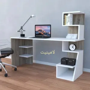 مكتب دراسي مودرن  شامل التوصيل والتركيب  اطلبها الان من لامينيت للأثاث المكتبي