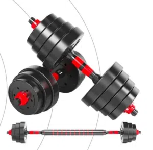 دمبلز + بار adjustable dumbells + bar 30kg
