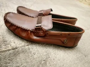 Loafersحذاء جلد طبيعي من ماركة