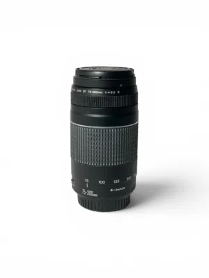 عدسة كانون زوم Canon EF 75-300mm f/4-5.6 III بحالة ممتازة