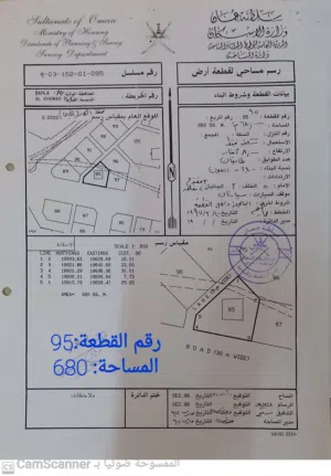 بيع ارض سكنية في الحبي مخطط كور