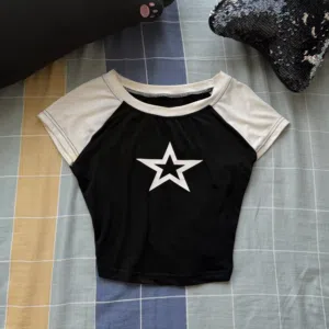 Black crop top