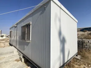 كرفان غرفتين مستعمل  قياس 9 * 3 م