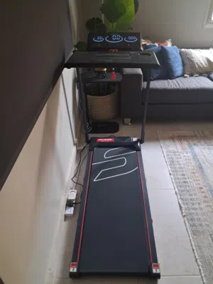 Treadmill with tray / table