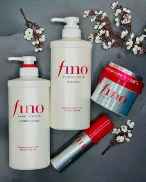 أقوى روتين عناية بالشعر... بباكج واحد! لو بدك نتيجة صالونات وانتِ بالبيت  بكج Fino Premium Touch H