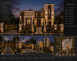 امتلك فيلا تصميم مودرن استلم في شهر