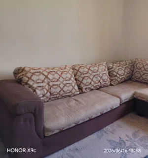 هيكل طقم كنب كورنر (حرف L)