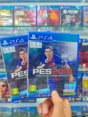 لعبة كرة القدم pes2018 جديد مجلتن غير مستعمل أقل سعر بكل الاردن