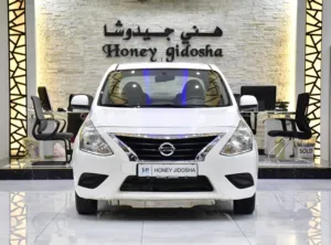 Nissan Sunny ( 2021 Model ) in White Color GCC Specs This has done a mileage of 159,000 Km