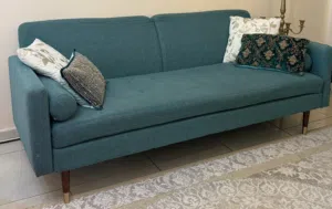 للبيع كنب قابل للفتح  على شكل سرير كامل - هوم سنتر