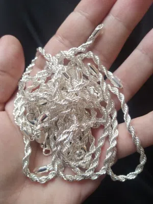 12أسواره رجالي ستاتي مختوم 925 بايع اكسسوار مطلي فضه