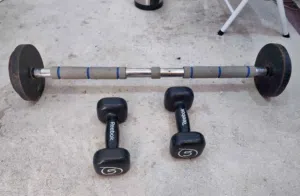 2.5kg Weight bar & 5+5 kg dumbbells in Khaitan