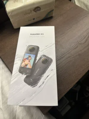Insta360 x3 camera opened box