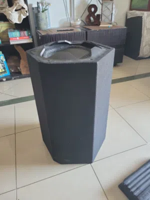 subwoofer and amplifier