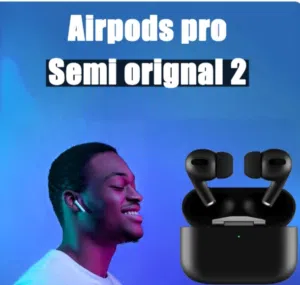سماعه Airpods pro sim original Black (عليها خصم ممتاز)