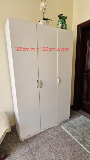 3-door shoe cabinet
