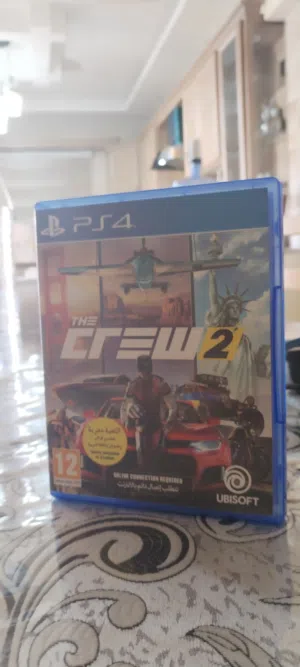 لعبة فيديو (ذا كريو2-the crew2) بلايستيشن 4 مستخدمة لمرة واحدة فقط وبحالة ممتازة مع إمكانية التبديل