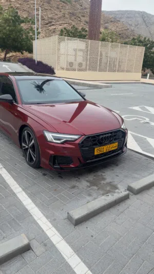 2024 Audi A6 S6 Sedan GCC Specs Burgundy Used Excellent Condition