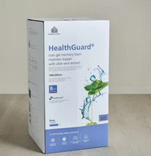 لبادة مرتبة كينج ميموري فوم - هيلث جارد كول بلس - 180x200x8 سم