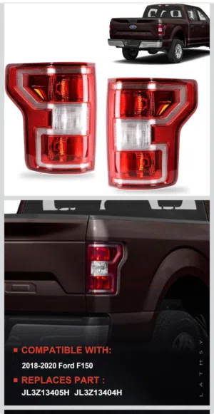 للبيع: طقم ليتات خلفية أصلية Halogen لفورد F-150 (2018–2020)